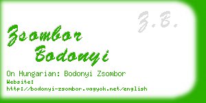 zsombor bodonyi business card